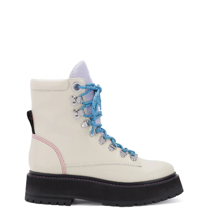 New In This Season Jordan Boot In Ivory Leather