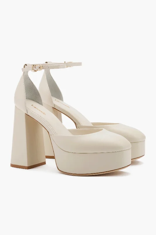 Casual Slip-Ons Promotion Ivory Leather Ari Pumps