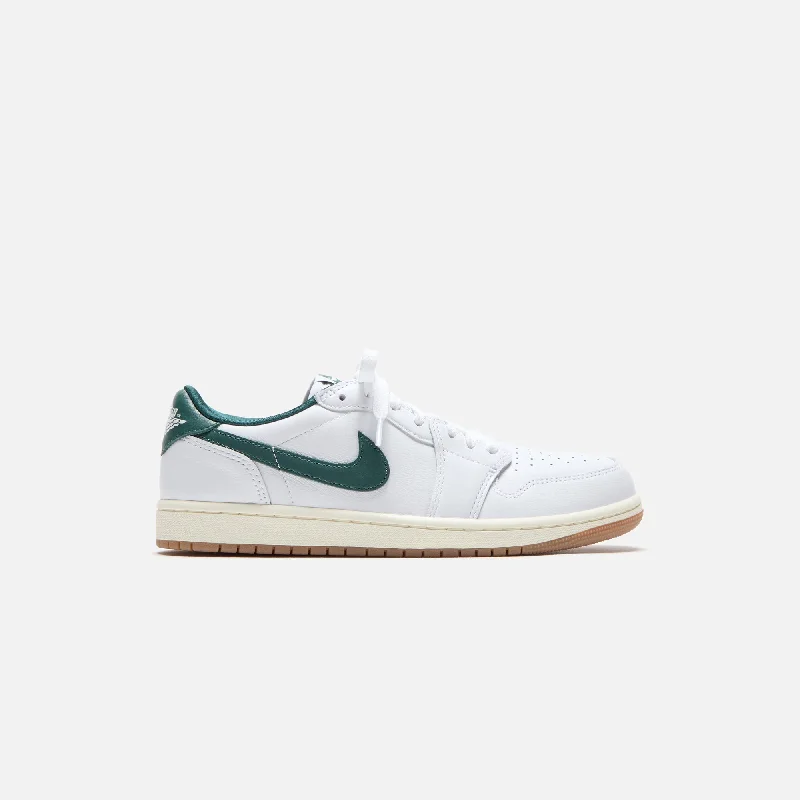 Fashion Forward Jordan WMNS Air Jordan 1 Low OG - White / Oxidized Green / Sail