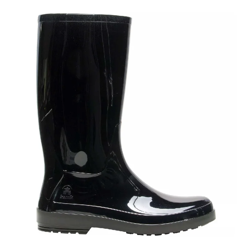 Elegant Evening Shoes Deal Kamik Women's Heidi 2 Rubber 11in Black Waterproof