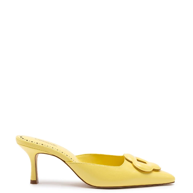Sophisticated Boots Sale Flora Pump In Lemonade Leather