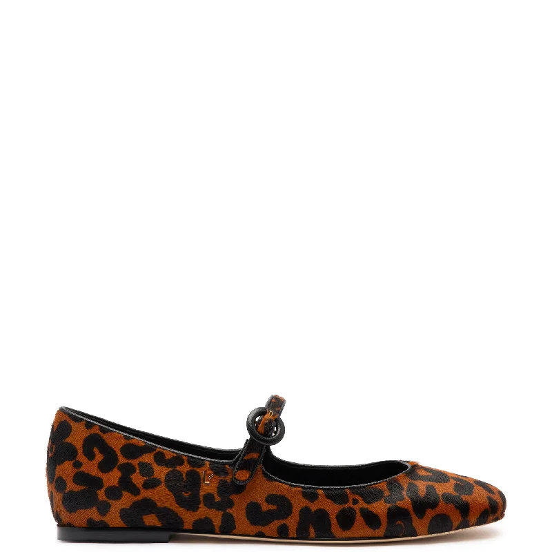 Special Offer For You Blair Ballet Flat In Leopard Print Calf Hair