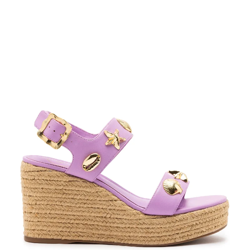 Smart Casual Deals Madison Espadrille In Lilac Leather