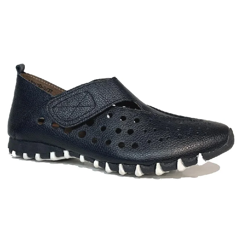 Women's Sleek Dress Shoes Litfoot Women's LF9010-3 Black Leather