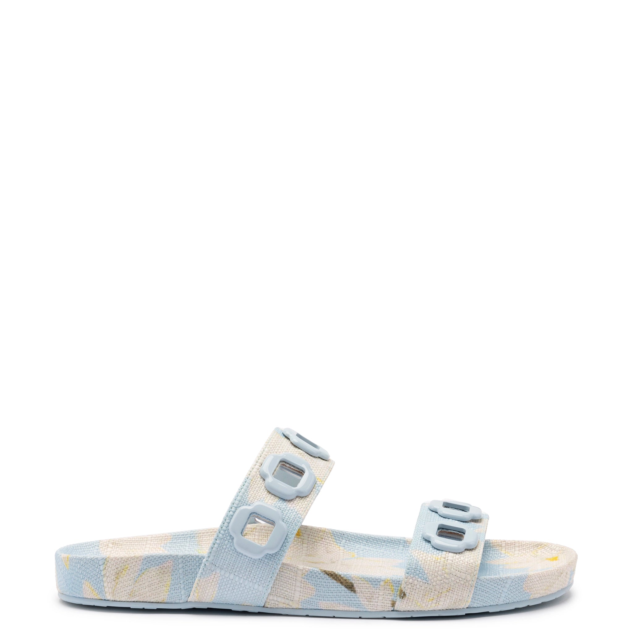 Seasonal Style Discounts Milan Slide In Maya Printed Raffia