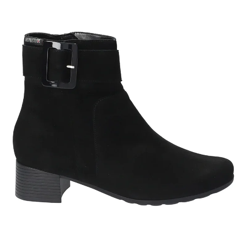 Trendy Women's Wear Collection Mephisto Women's Gianina Black Suede