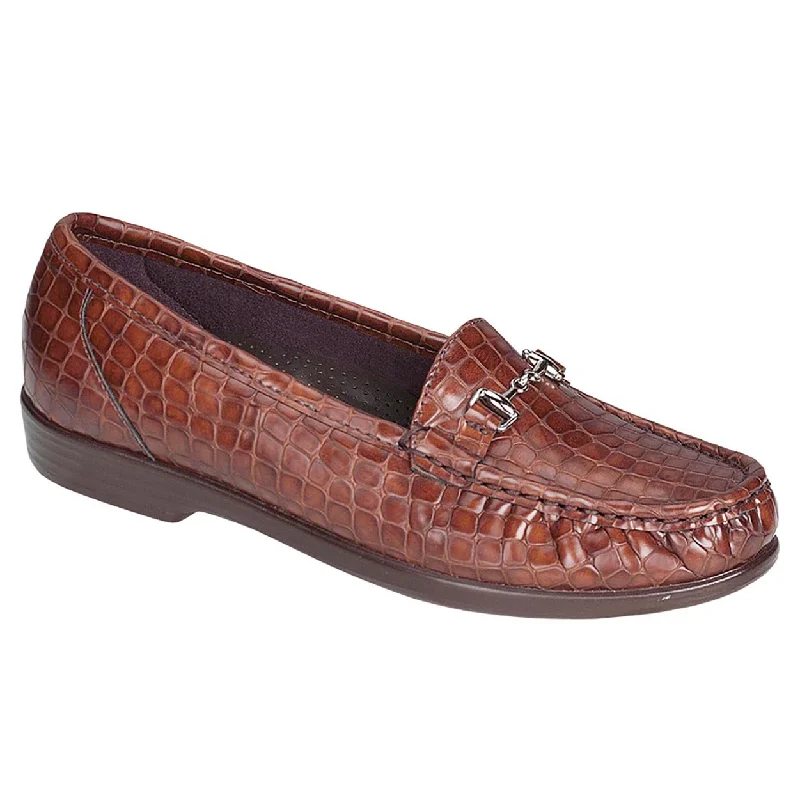 Street-Ready Casual Shoes Metro - Cognac Croc