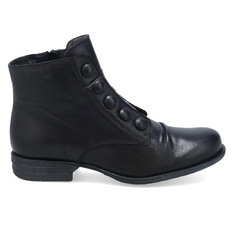 Chic Trend Collection Miz Mooz Women's Louise Black Leather