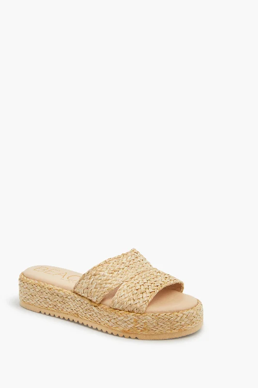 Breathable Shoes Natural Layback Sandals