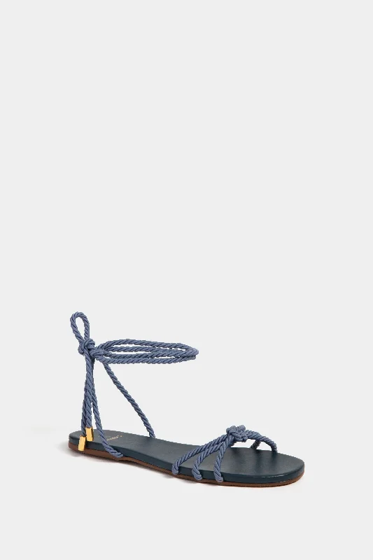 Affordable Luxury Fashion Navy Sayulita Sandals