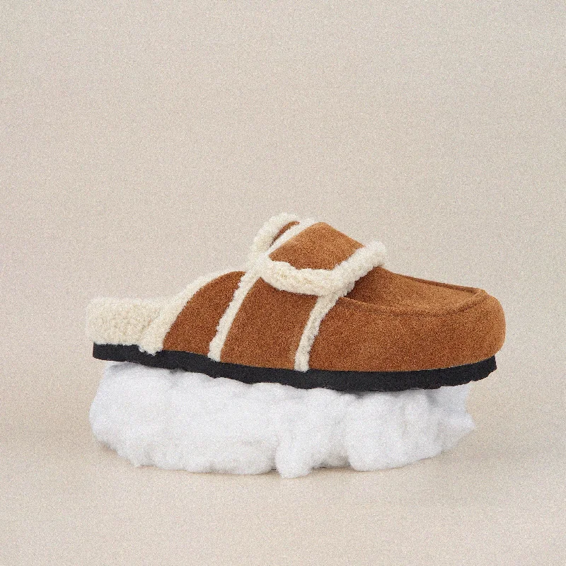 New In This Season Nero Genuine Suede Clog