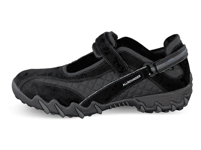 Comfortable Office Shoes Niro - Black Mesh