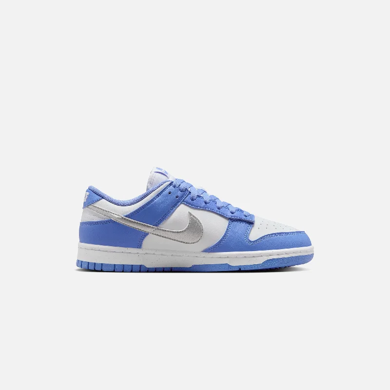 End Of Season Sale Nike WMNS Dunk Low PRM - Royal Pulse / White / Metallic Silver