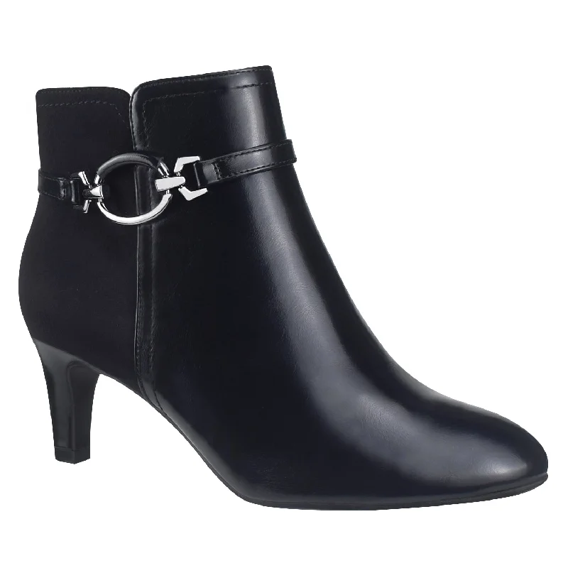 Don't Miss Out Nyssa Wide Width Ankle Bootie with Memory Foam