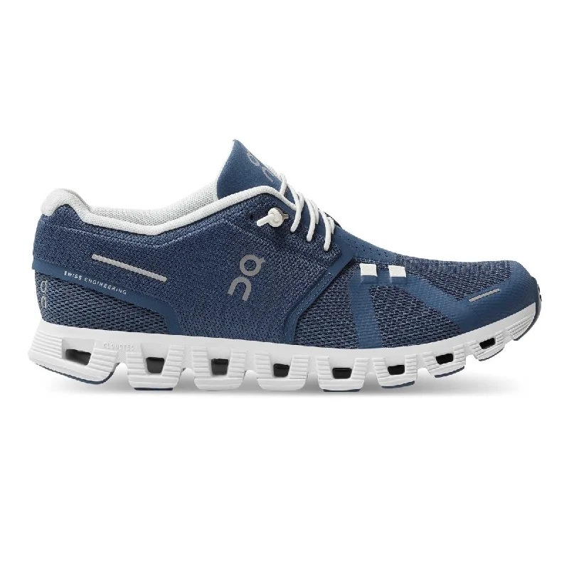 Comfortable Outdoor Shoes On Running Women's Cloud 5 Denim/White