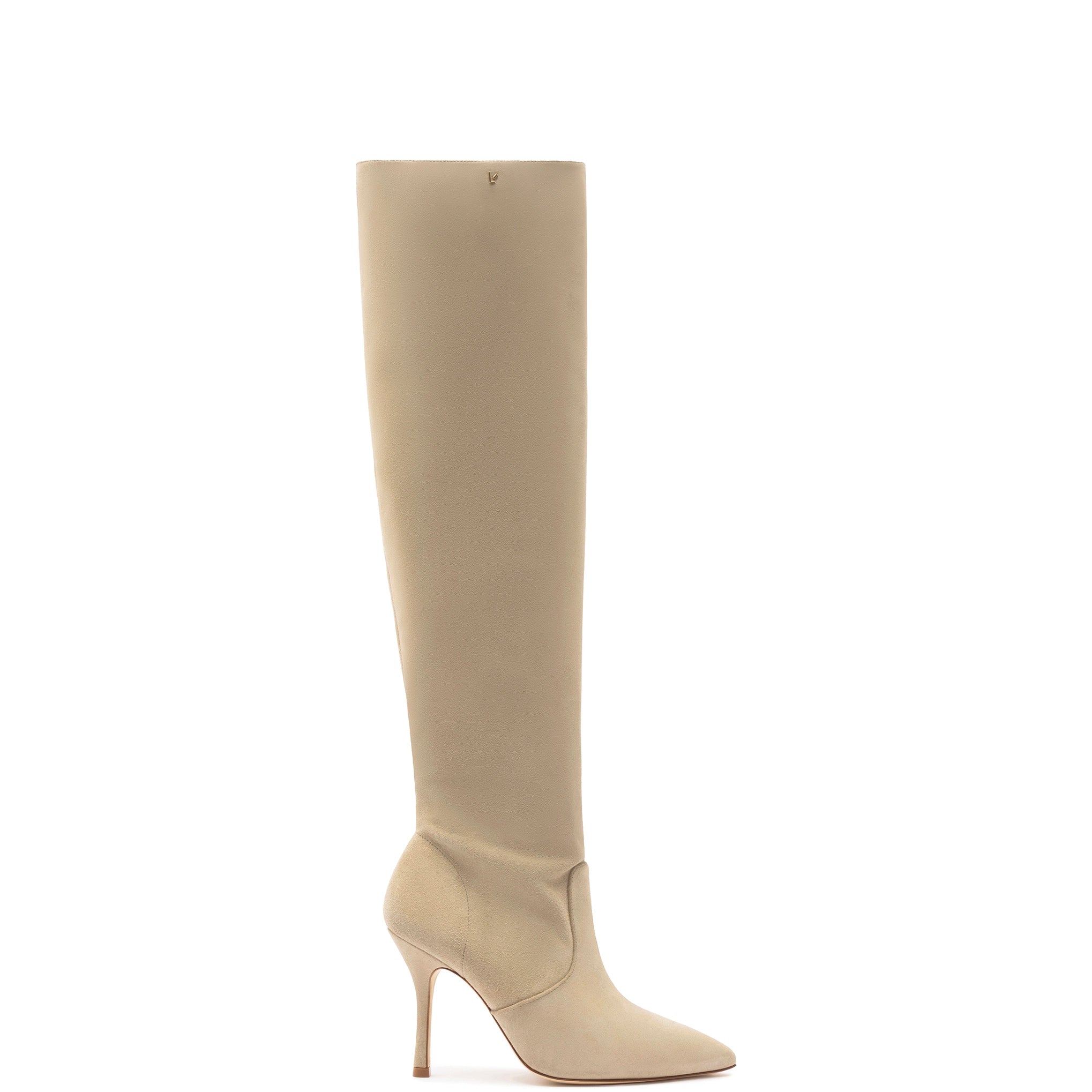 Ultra-Light Footwear Sale Kate Slouch Boot In Oyster Grey Suede