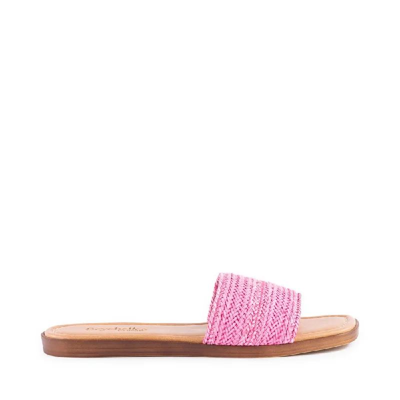 Trend Forward Threads Palms Perfection Sandal in Pink from Seychelles