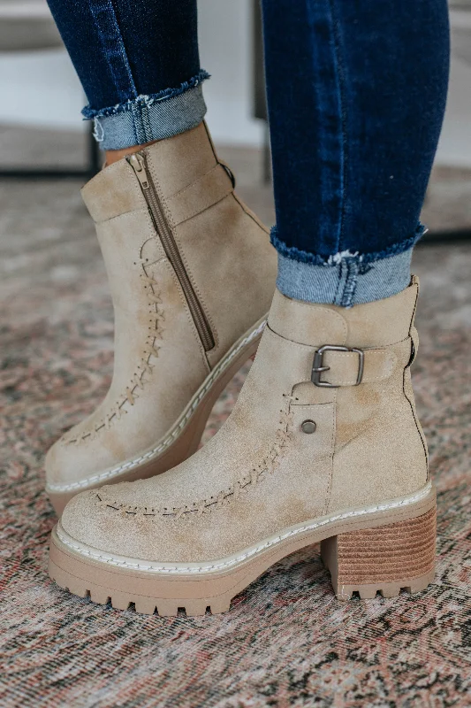 Exclusive Sale Playing By Your Rules Boots - Sand