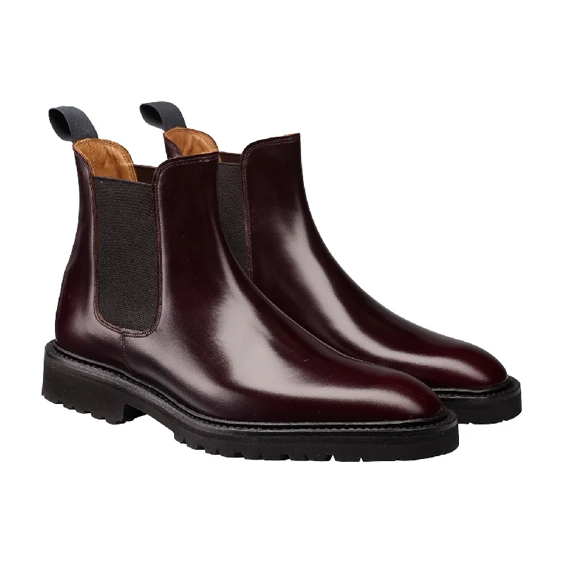 Classy Style Discounts Poppy Burgundy Cavalry Calf