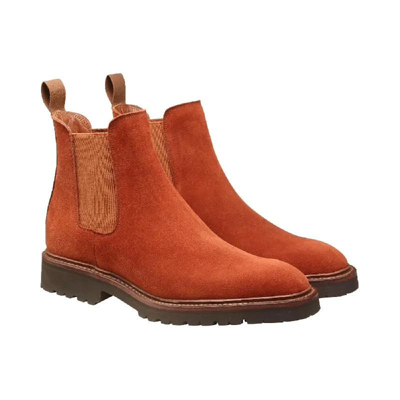 Romantic Chic Deals Poppy Terracotta Suede