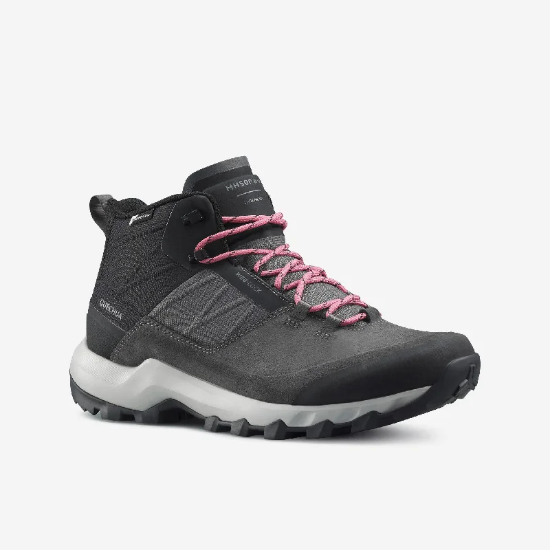 Versatile Shoes Promotion Quechua Women's MH500 Waterproof Mid Hiking Boots