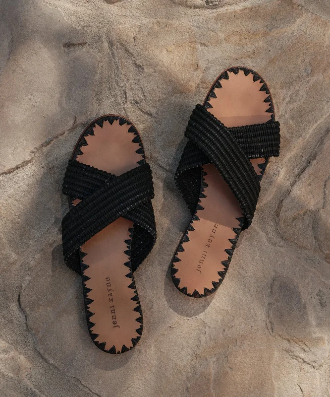 Shop Sale Items Raffia Crossover Sandal