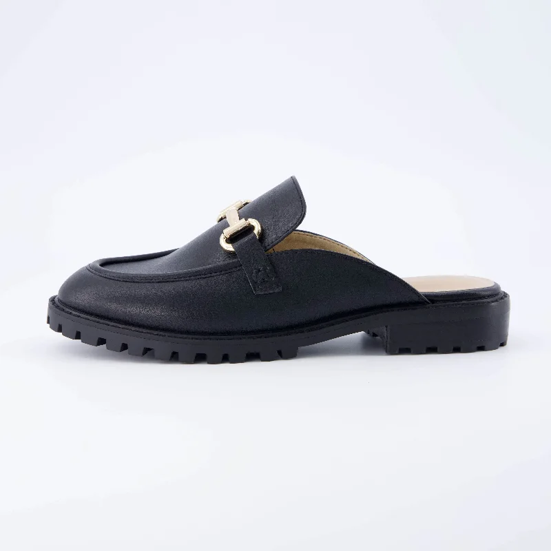 Chic And Edgy Ragu Lug Sole Mule