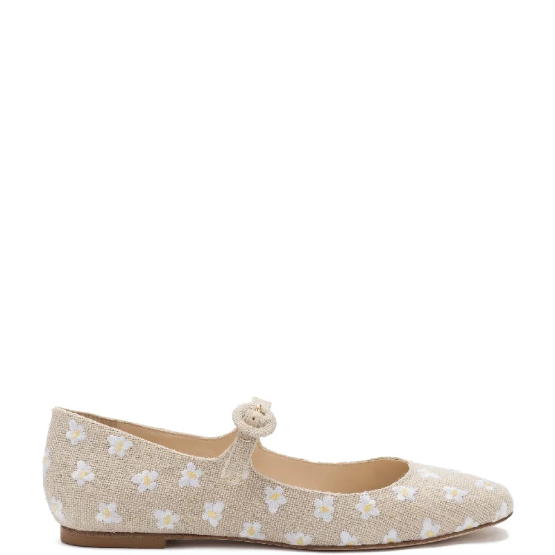 Unleash Your Trend Driven Style Blair Ballet Flat In Raw Linen