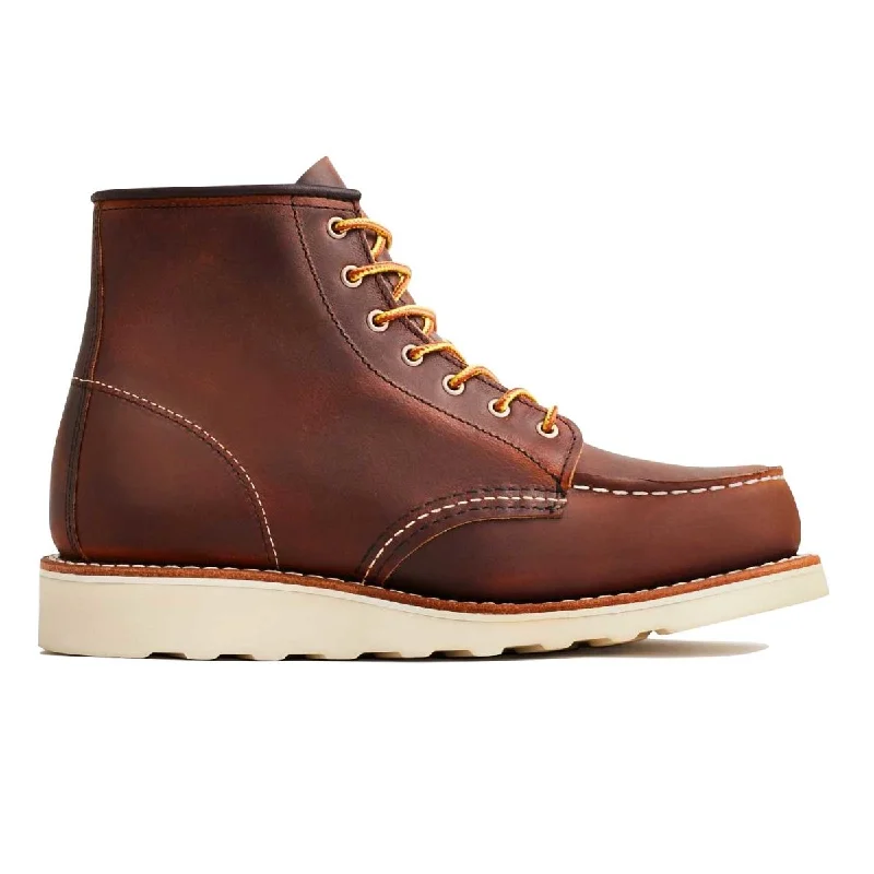Comfort Meets Fashion Red Wing Women's 6-Inch Classic Moc 3428 Copper