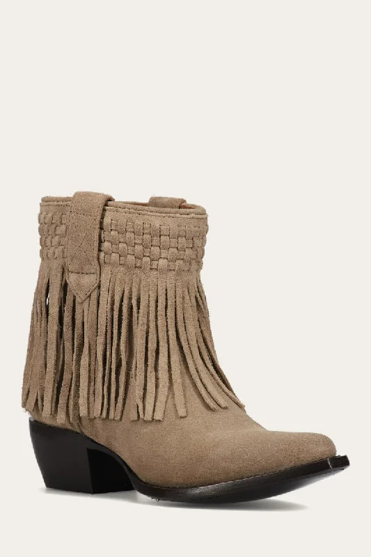 Insane Discount Onslaught Sacha Short Fringe Bootie