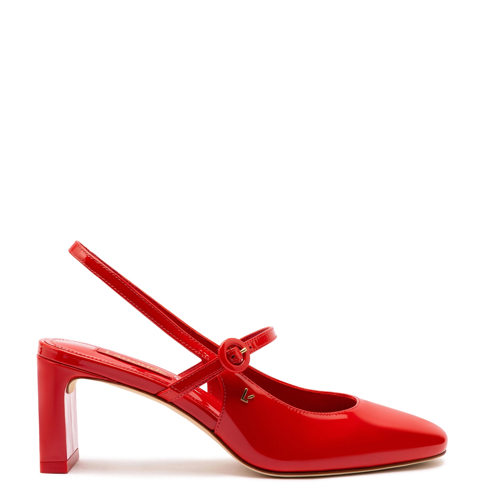 Bold Fashion Boots Sale Georgina Pump In Scarlet Patent Leather