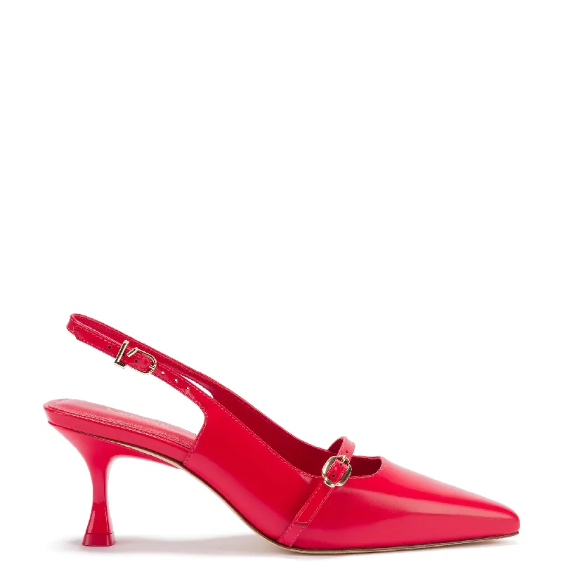 Women's Shoe Sale Ines Pump In Scarlet Leather