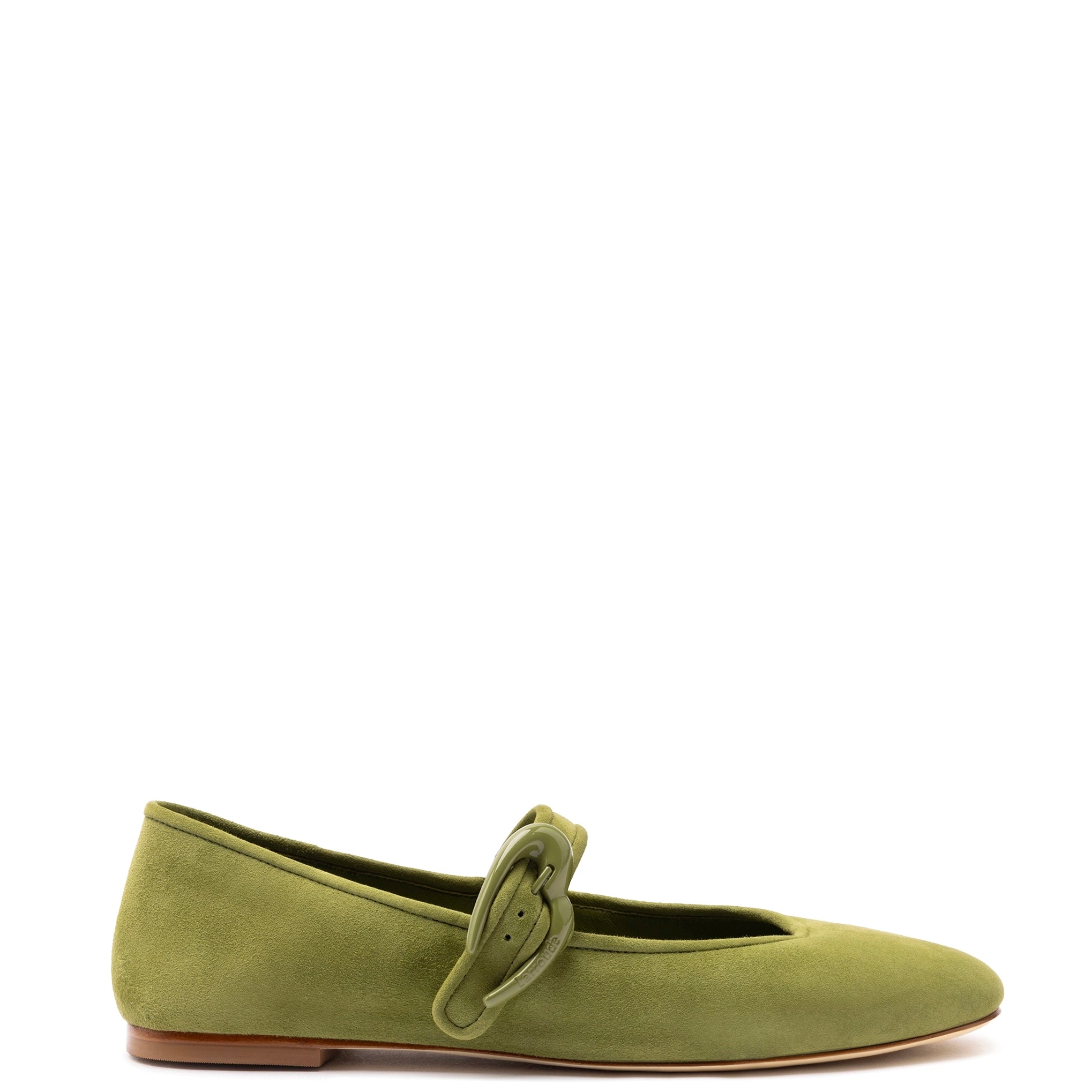 Special Offers, Don't Miss Verona Ballet Flat In Seaweed Suede