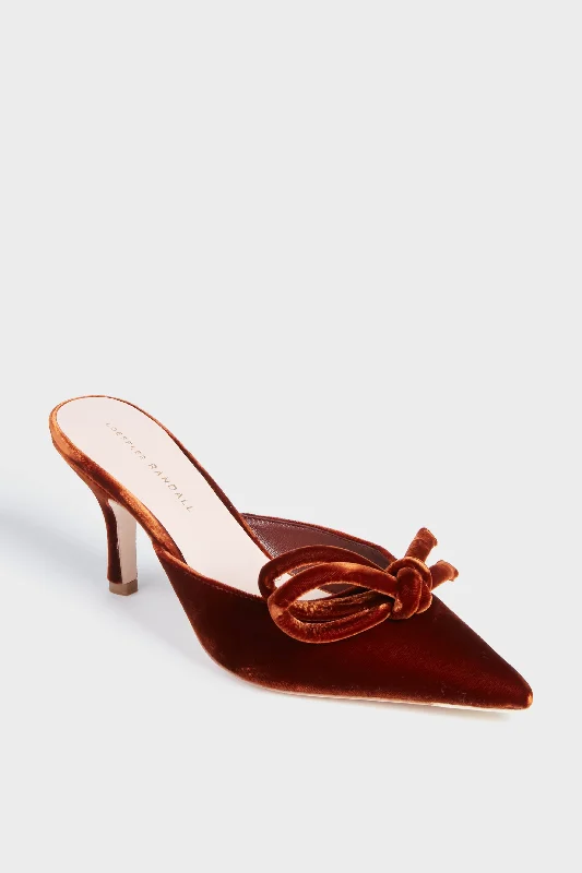 Modern Fashion Loafers Sienna Velvet Amyra Heels
