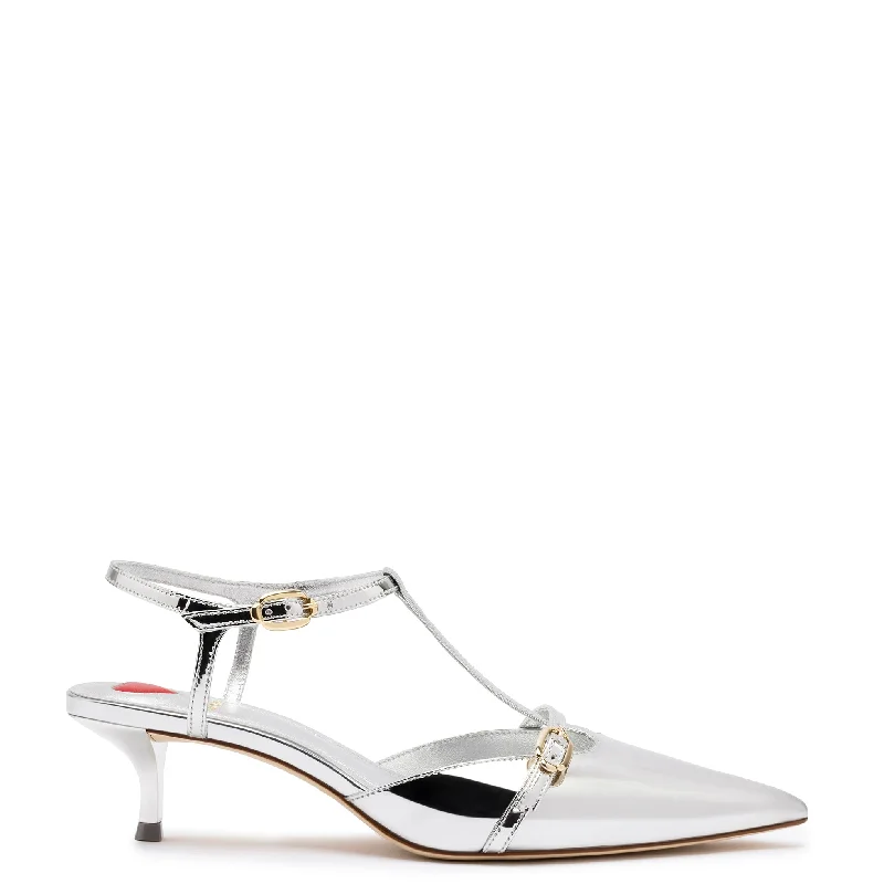 Women's Effortless Slip-Ons Grace Pump In Silver Specchio