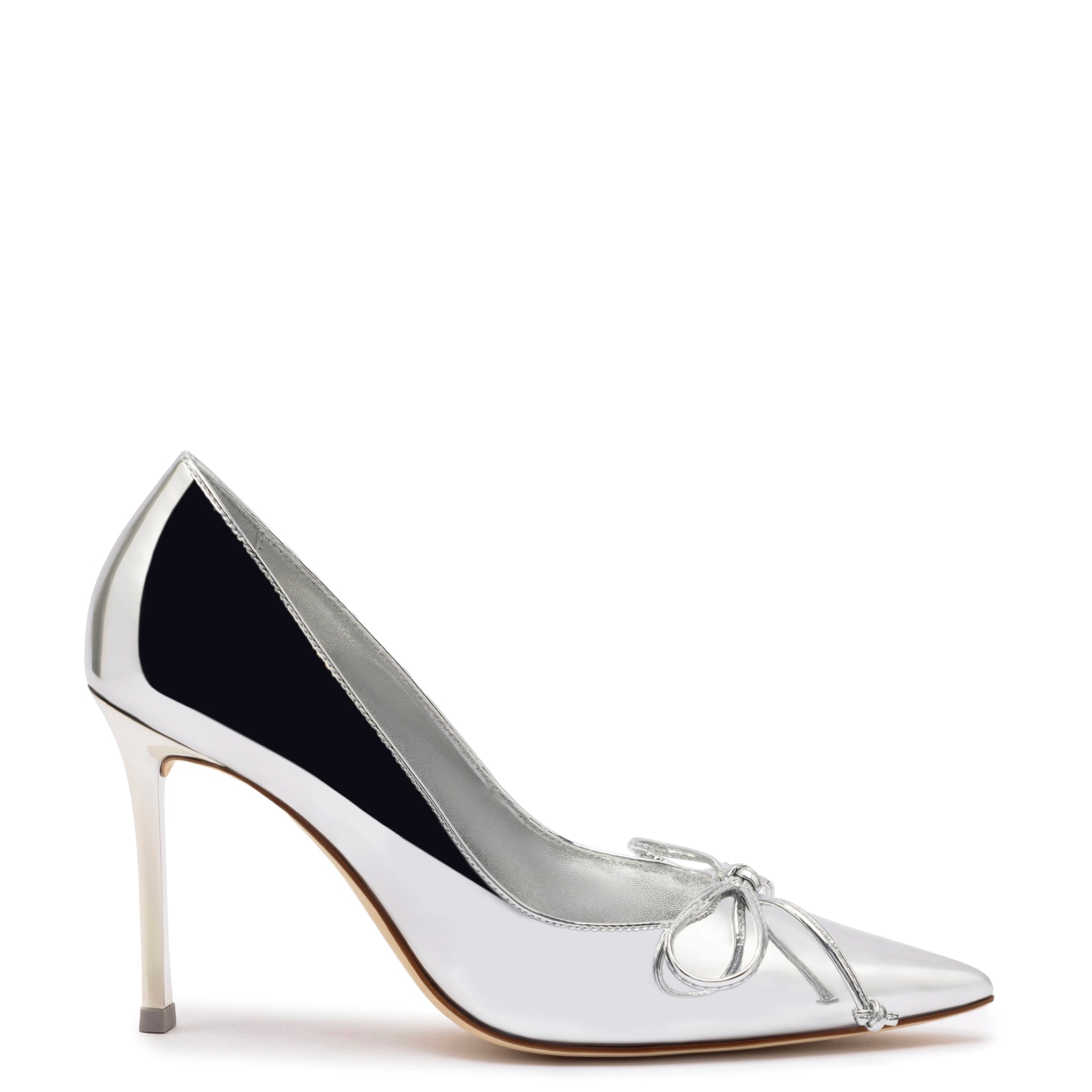 Trendy Flats Sale Linda Pump In Silver Specchio