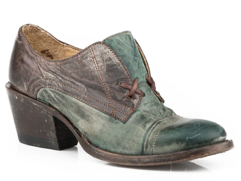 Luxury Fashion Discounts Stetson Womens Brown/Turquoise Leather Oakley Loafer Shoes 9 Luxury Fashion Discounts Stetson Womens Brown/Turquoise Leather Oakley Loafer Shoes 9