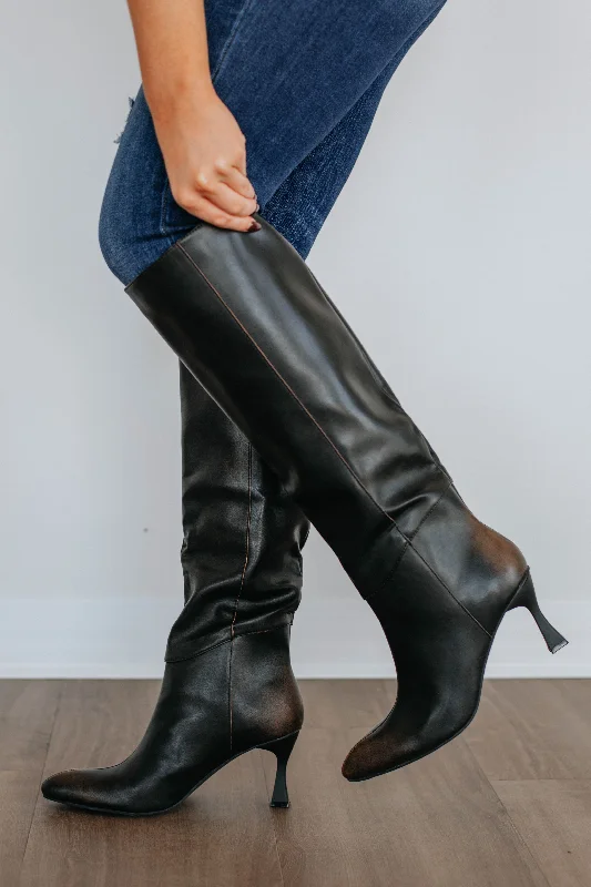 Fashion Essentials Take Me Seriously Boots - Black