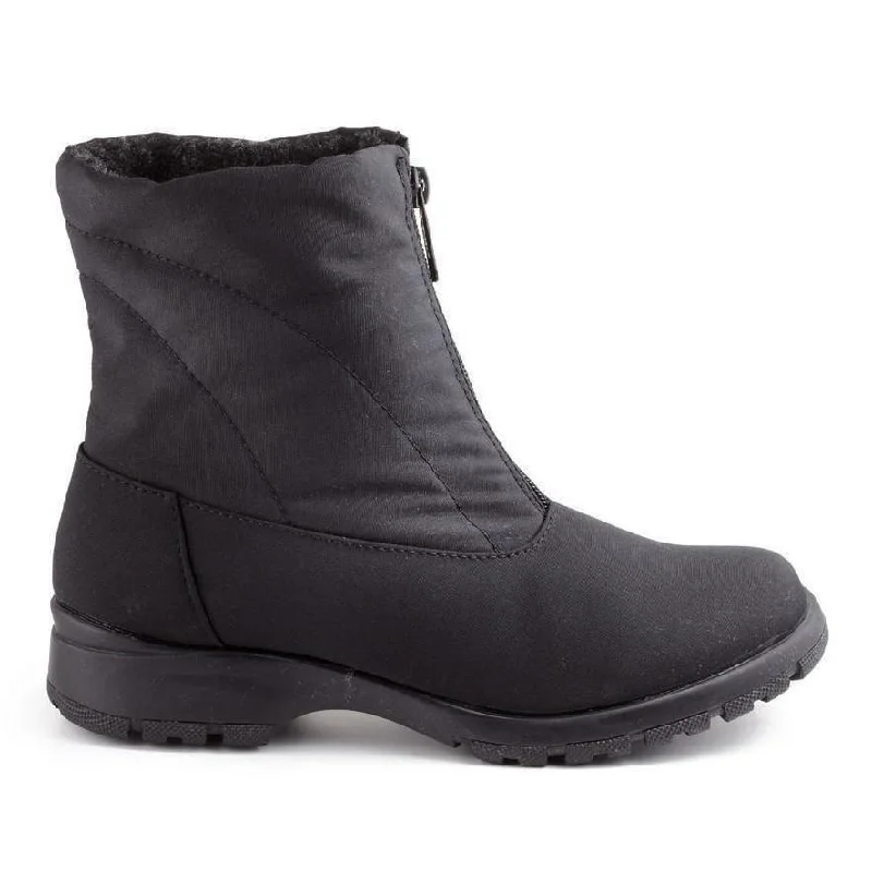 Discover Now Toe Warmers Women's Magic Waterproof Boot Black Fabric