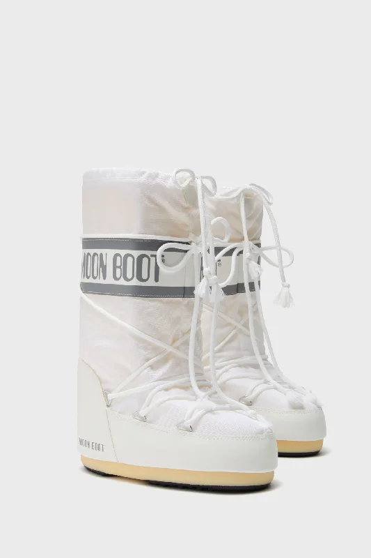 Cool Prices White Icon Nylon Boots