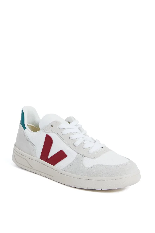 Effortless Style, Endless Impact White Marsala Brittany V-10 Sneakers