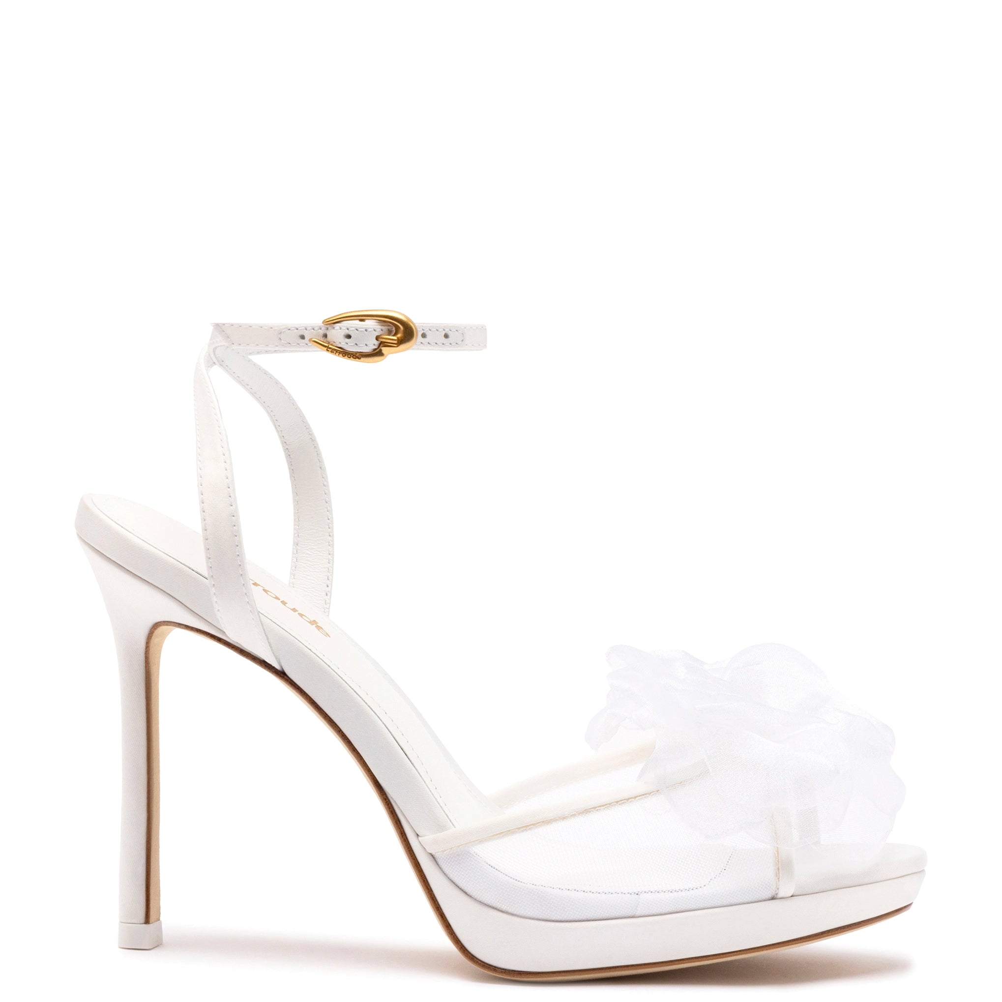 Massive Selection Sale Salma Platform Sandal In White Satin