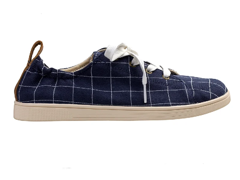 Designer Casual Shoes Windowpane Sneaker