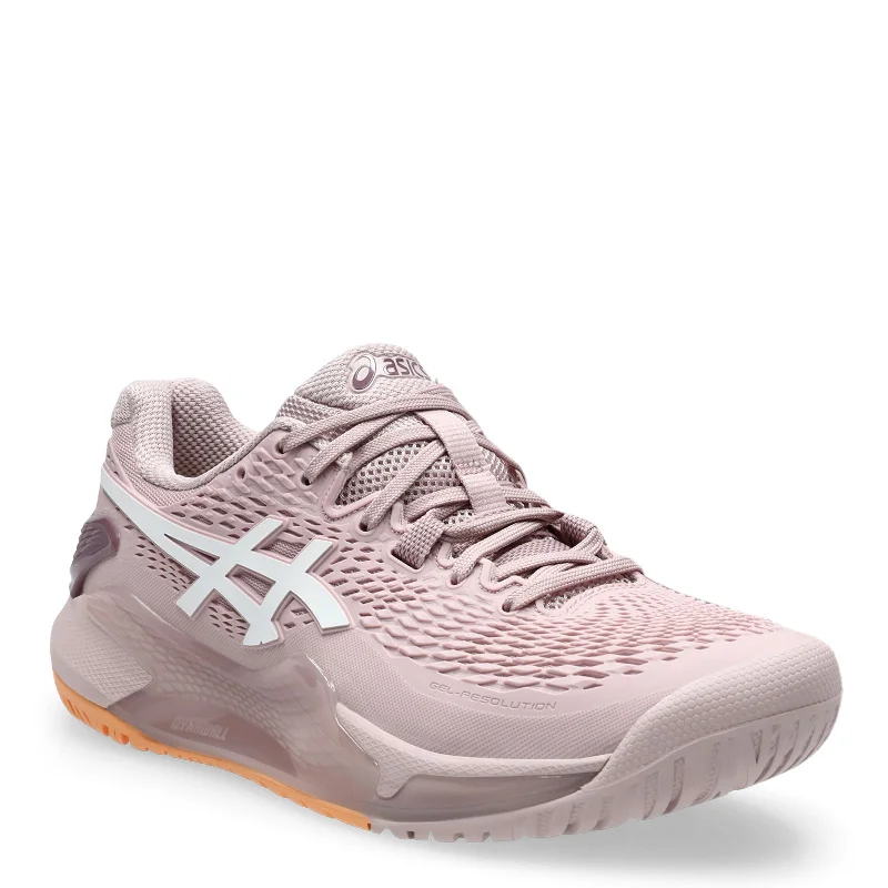 Women's Versatile Shoes Women's ASICS, GEL-Resolution 9 Tennis Shoe - Wide Width
