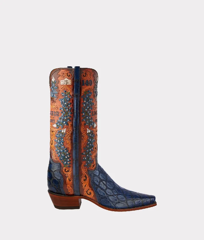 Massive Savings Women's Bluebonnet 140th Anniversary Boot :: Cavalry Blue