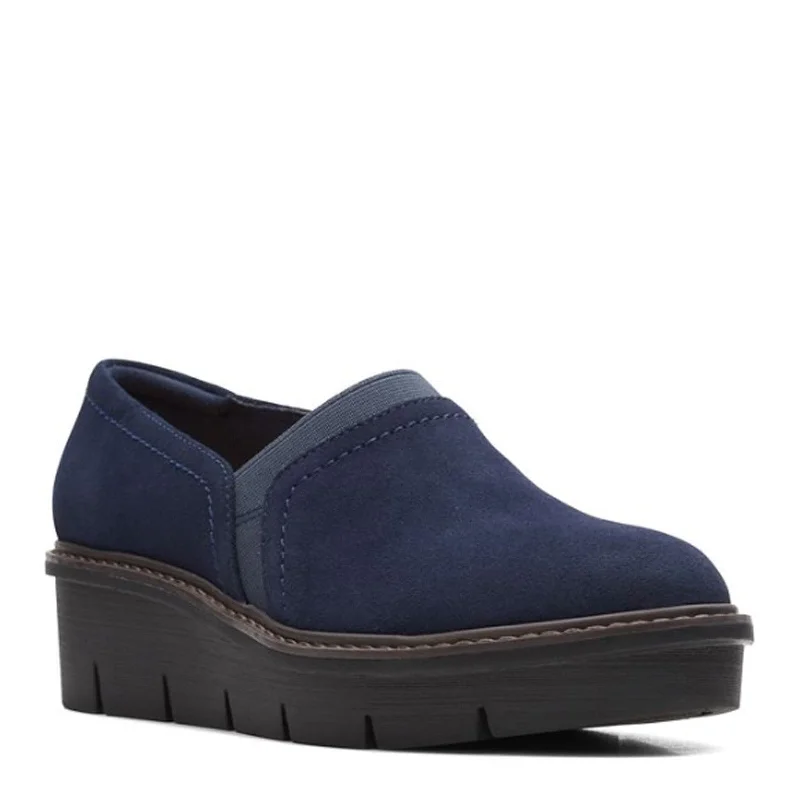 Slip-Resistant Footwear Promotion Women's Clarks, Airabell Mid Slip-On
