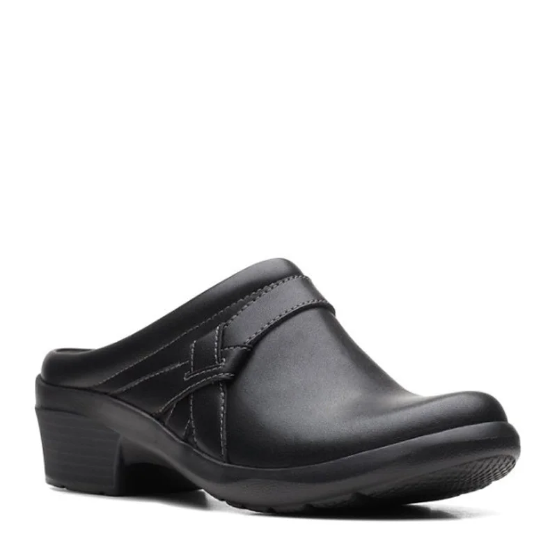 Comfortable Slip-Resistant Shoes Women's Clarks, Angie Mist Clog