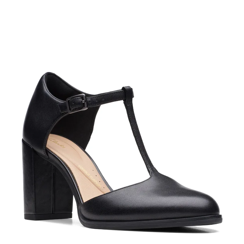 Designer Women's Shoes Women's Clarks, Freva 85 Bar Pump