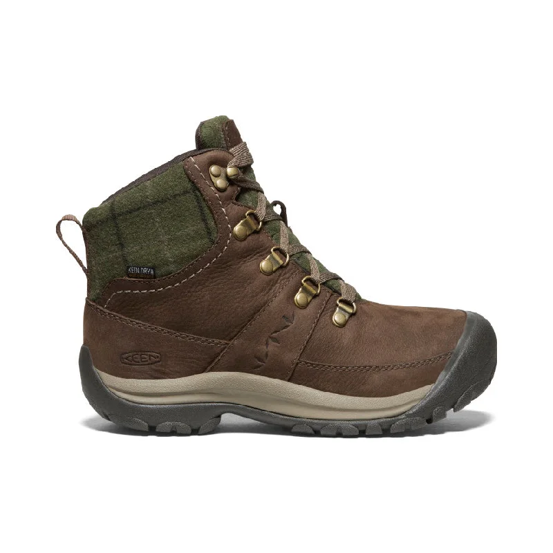 Unbeatable Prices Women's Kaci III Winter Waterproof Boot  |  Dark Earth/Green Plaid