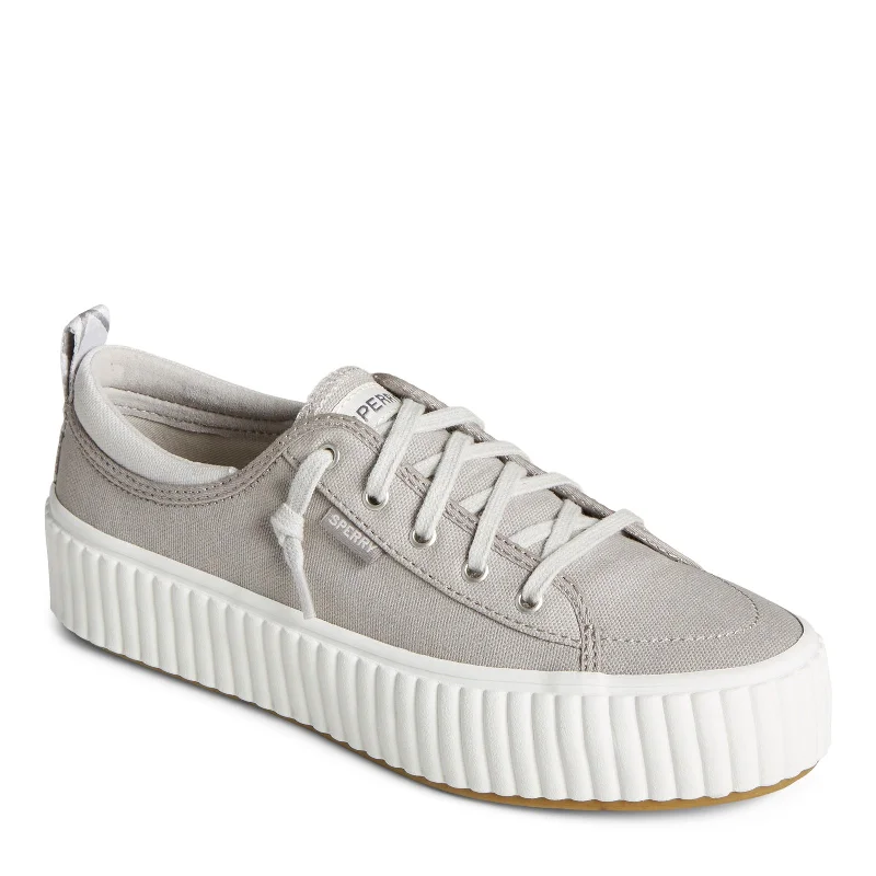 Comfortable Walking Shoes Women's Sperry, Pier Wave SeaCycled Boat Platform Sneaker